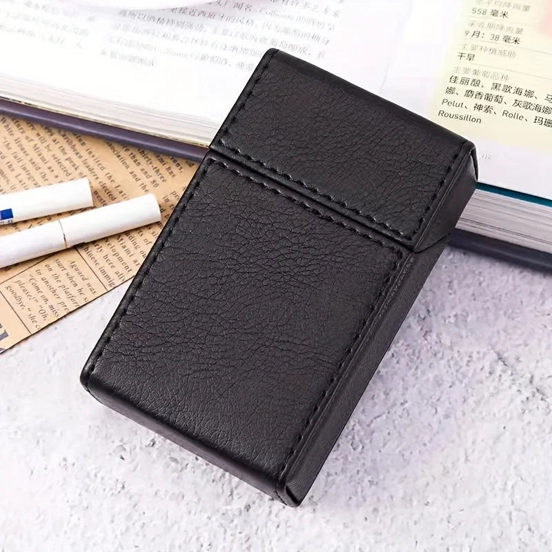 Premium Leder 20-Zigarren-Tabakbox – Tragbare Retro-Businesstasche