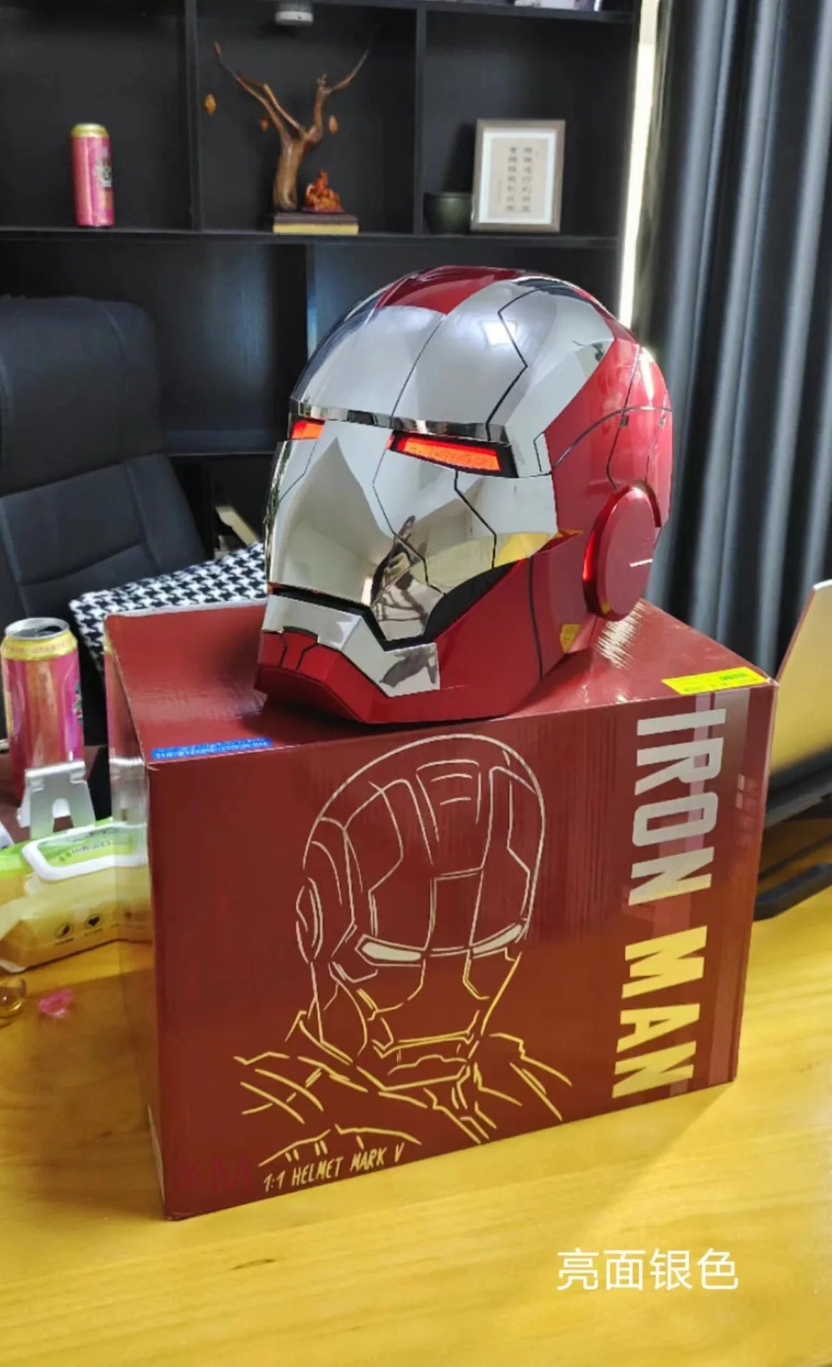 Marvel Шлем Железного человека MK5 с электроприводом - Маска с голосовым управлением