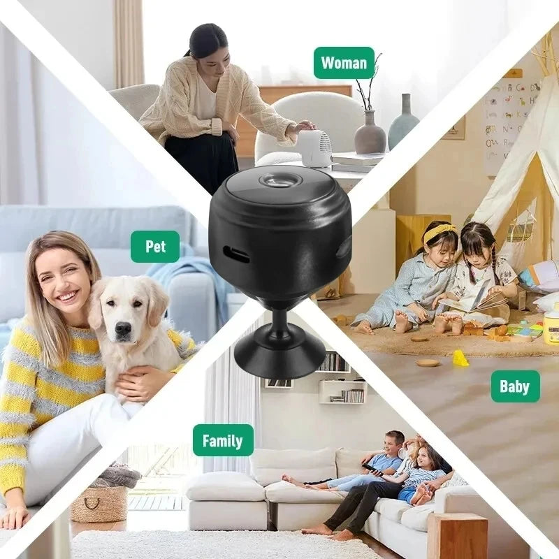 Мини WiFi камера видеонаблюдения A9 — 1080P HD камера ночного видения