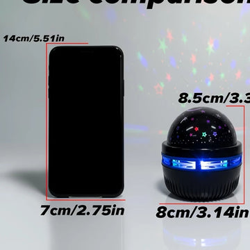 LED Starry Sky USB Projector - Magic Moon & Star Atmosphere Light