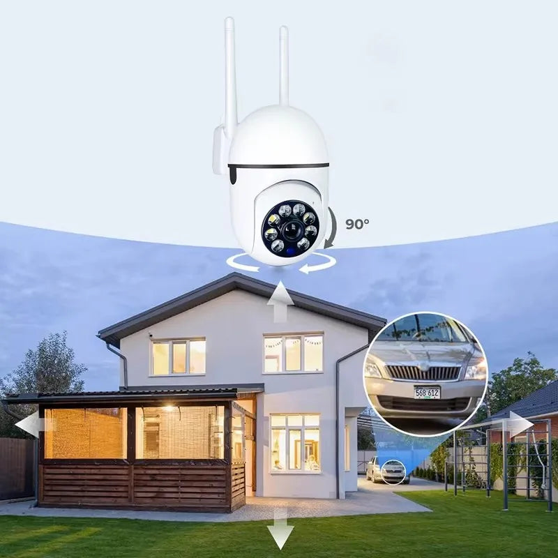 8 Мп 4K Wi-Fi PTZ-камера видеонаблюдения - 4-кратный зум и цветное ночное видение