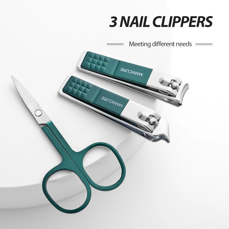 Luxuriöses 6-teiliges Nagelknipser-Set – High-End Maniküre- & Beauty-Kit