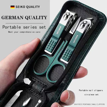 Luxuriöses 6-teiliges Nagelknipser-Set – High-End Maniküre- & Beauty-Kit