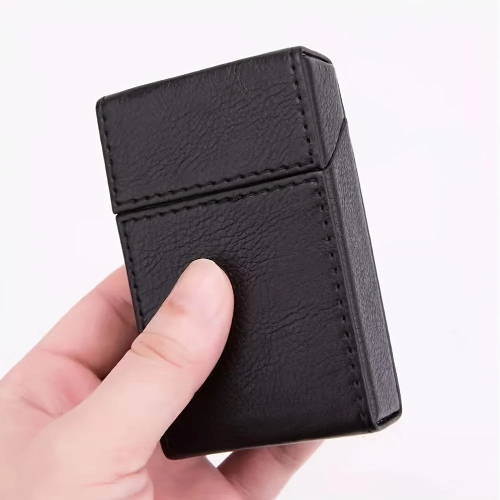 Premium Leder 20-Zigarren-Tabakbox – Tragbare Retro-Businesstasche