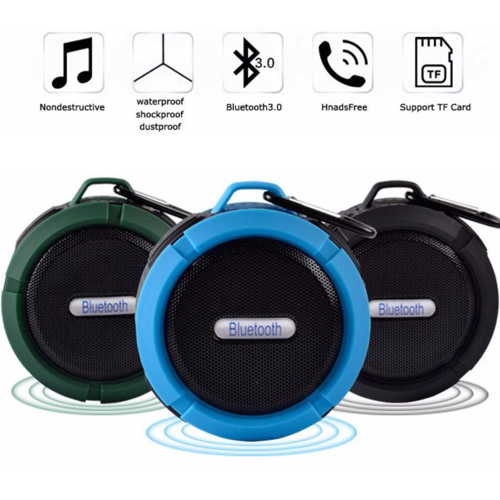 Мини портативная водонепроницаемая Bluetooth-колонка с присоской