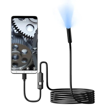 7-мм эндоскопическая камера Type-C USB — водонепроницаемый бороскоп IP67