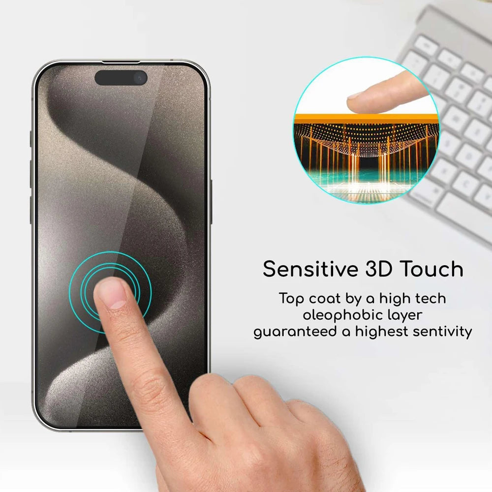 Прозрачная стеклянная пленка для iPhone 17 16 15 Pro Max Защитная пленка для экрана iPhone 11 12 13 14 15 Pro Закаленное стекло iPhone13 Mini 16 Plus