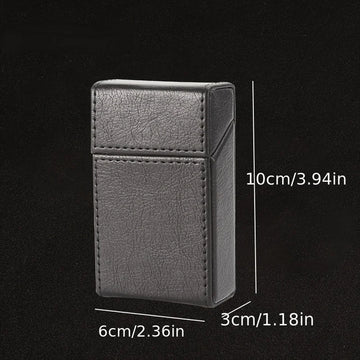 Premium Leder 20-Zigarren-Tabakbox – Tragbare Retro-Businesstasche
