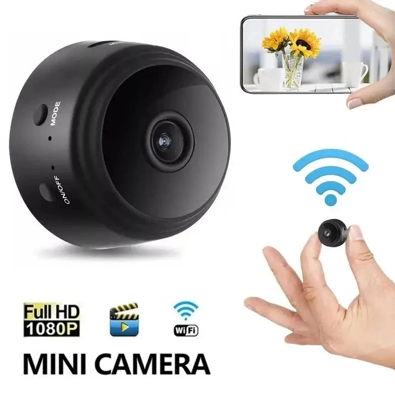 Мини WiFi камера видеонаблюдения A9 — 1080P HD камера ночного видения